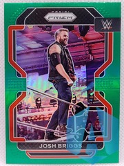 2022 Panini WWE 1st Year Prizm Green Prizm Josh Briggs #177